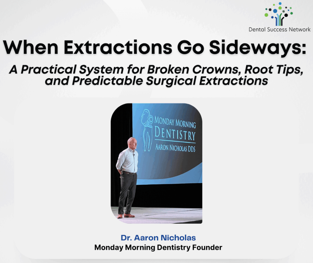 When Extractions Go Sideways: A Practical System for Broken Crowns, Root Tips, and Predictable Surgical Extractions